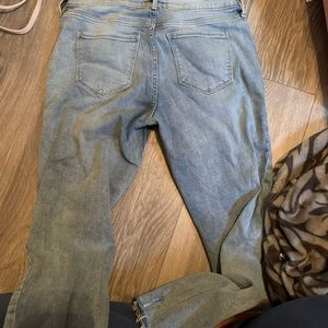 Old navy rockstar distressed jeans